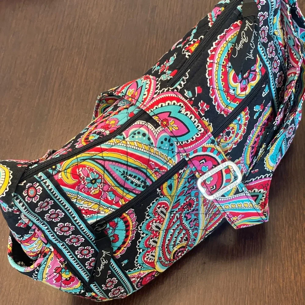 Vibrant Parisian Paisley Design Women’s  Bag by Vera Bradley NEW Retired - Picture 10 of 10
